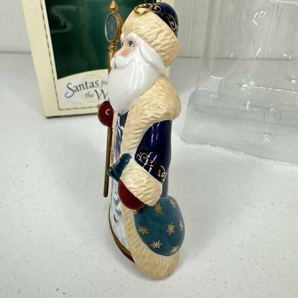 Hallmark Santa's From Around The World Keepsake Ornaments RUSSIA Santa Ornament - Picture 8 of 9